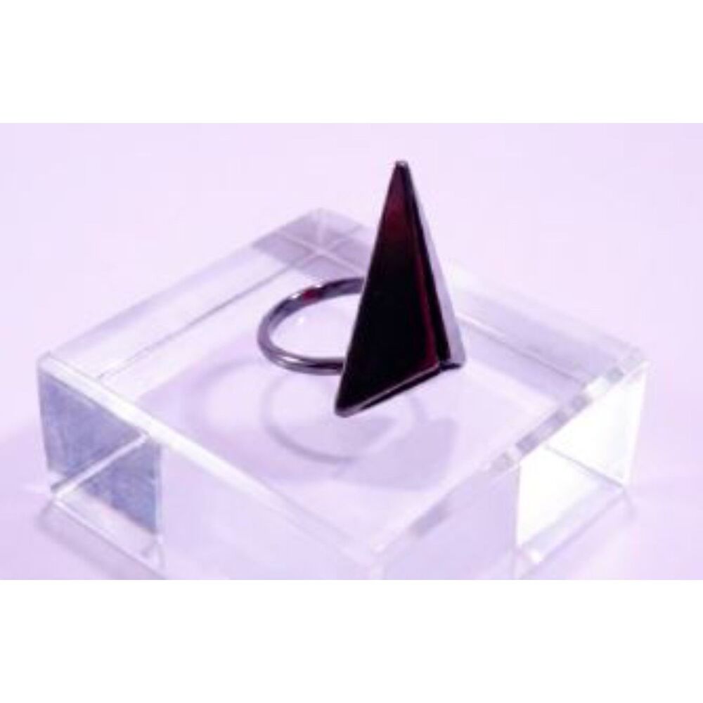 Joomi Lim Women's Hematite Pyramid Bubble Statement Ring NWOT 138 Sz 6